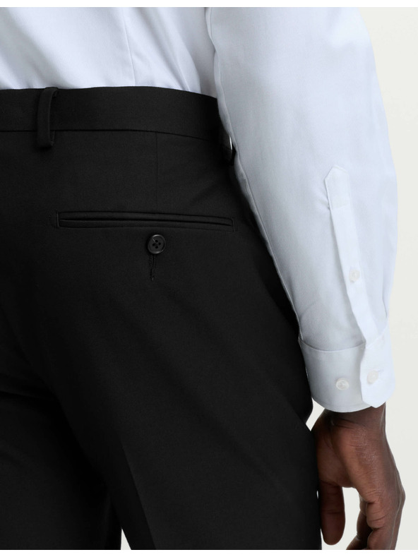 Marks & Spencer Črne moške formalne hlače Marks & Spencer