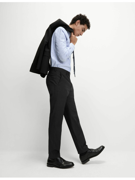 Marks & Spencer Črne moške hlače za obleko Marks & Spencer