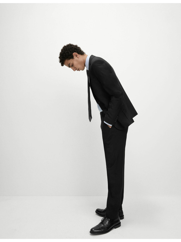 Marks & Spencer Črna moška raztegljiva jopica Marks & Spencer