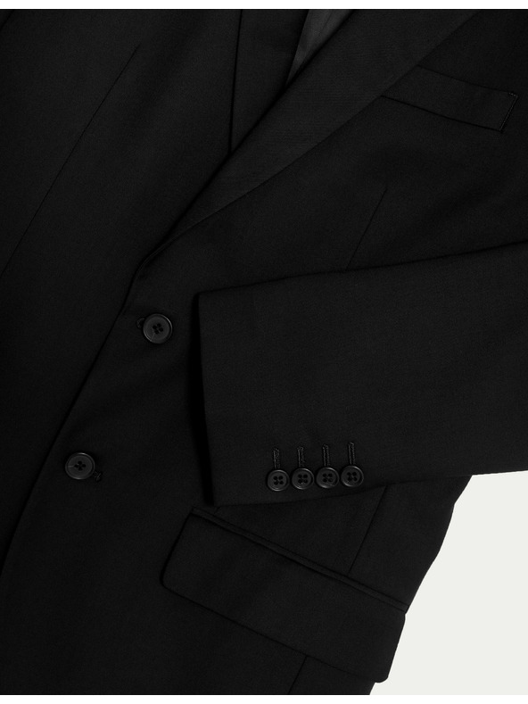 Marks & Spencer Moški črn suknjič ozkega kroja Marks & Spencer