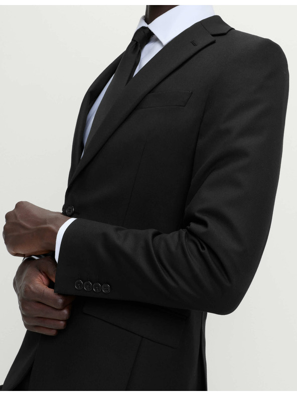 Marks & Spencer Moški črn suknjič ozkega kroja Marks & Spencer