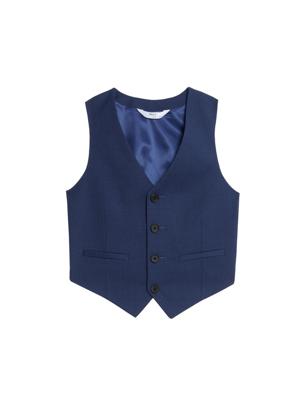 Marks & Spencer Temno modra fantovska obleka Marks & Spencer