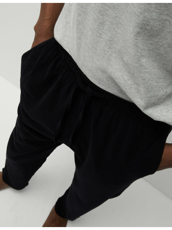 Marks & Spencer Moška črna in siva pižama Marks & Spencer