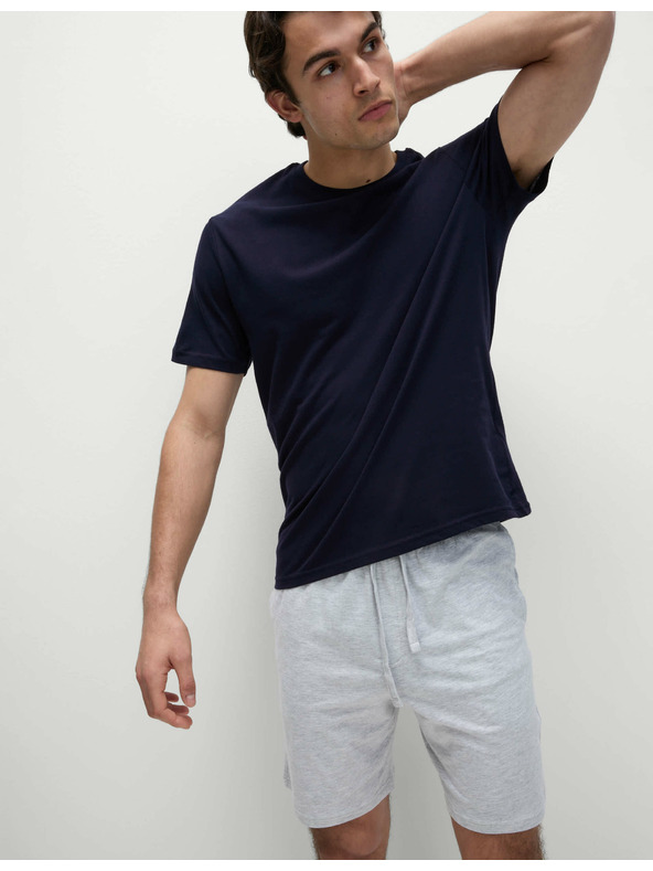 Marks & Spencer Moška pižama Marks & Spencer v sivo-modri barvi