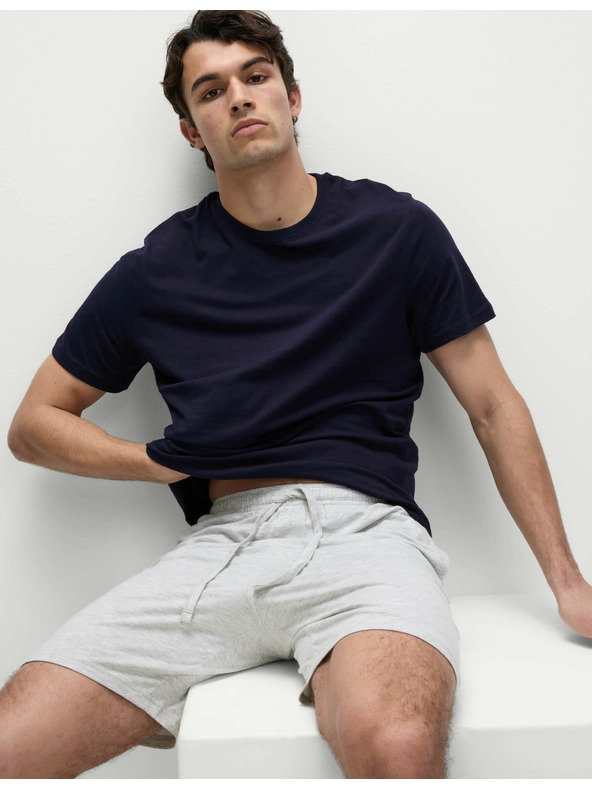 Marks & Spencer Moška pižama Marks & Spencer v sivo-modri barvi