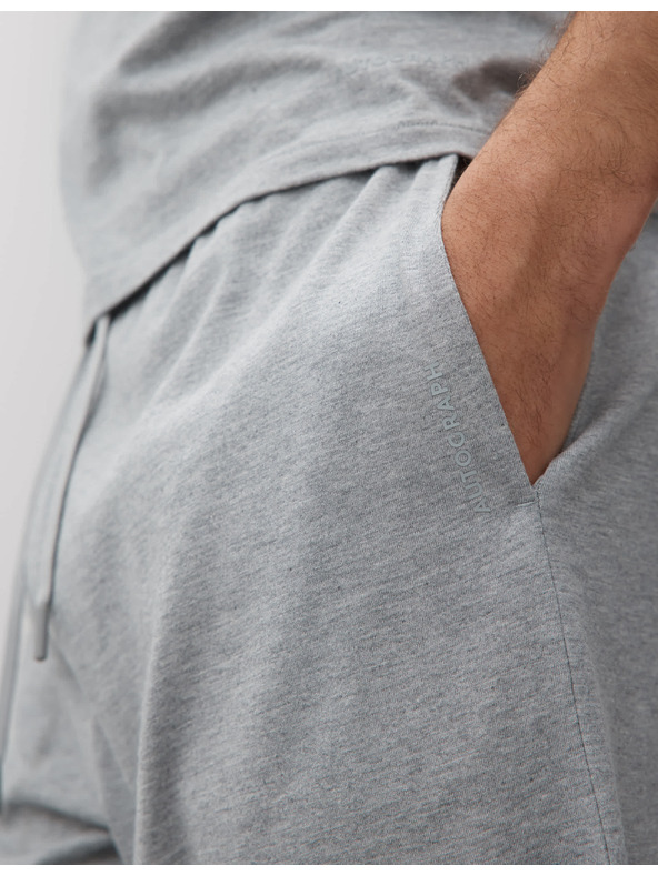 Marks & Spencer pižamske hlače iz bombaža in modala Supima® Marks & Spencer sive barve