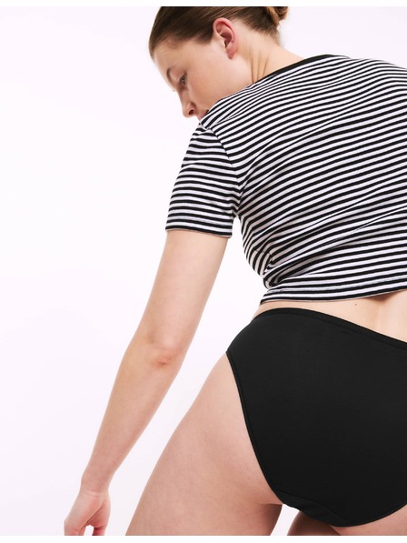 Marks & Spencer Komplet 5 hlačk za pas iz bombaža in modala, brez vidnih robov, visokega kroja Marks & Spencer črna