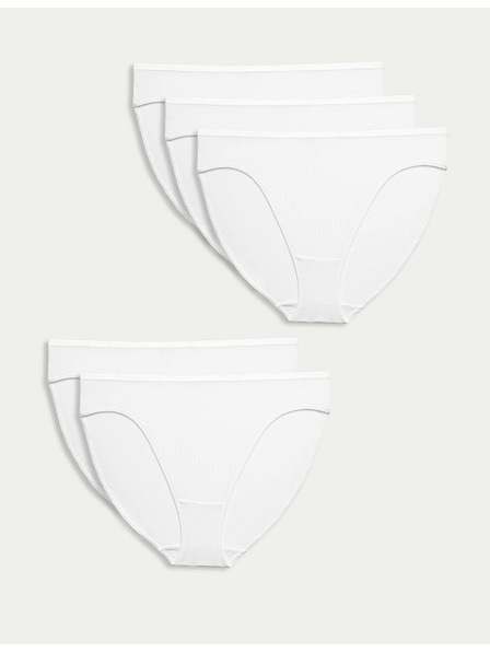 Marks & Spencer Marks & Spencer Bele ženske hlače, pet kosov