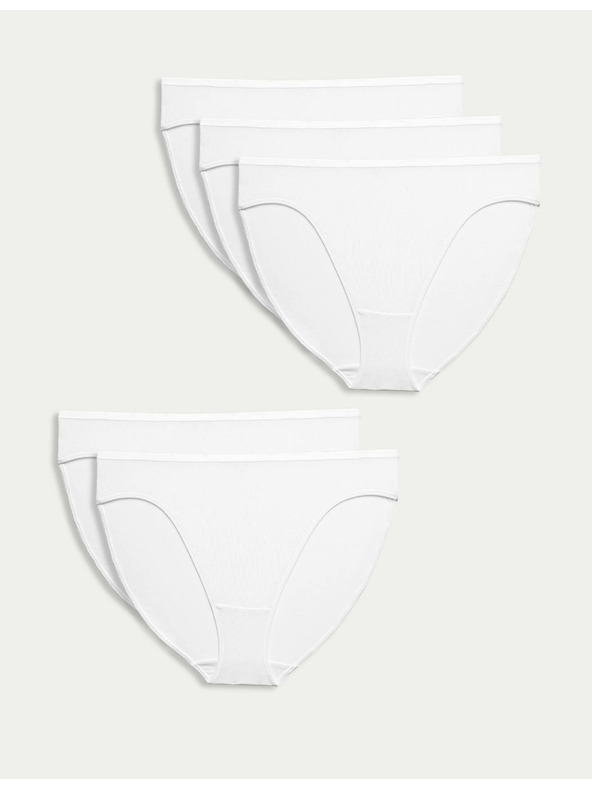 Marks & Spencer Marks & Spencer Bele ženske hlače, pet kosov