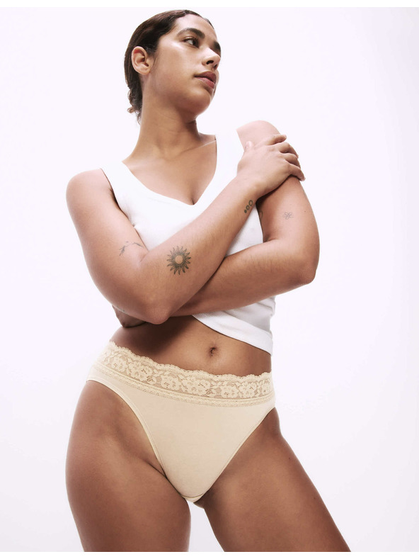 Marks & Spencer Marks & Spencer komplet petih ženskih hlačk v bež barvi