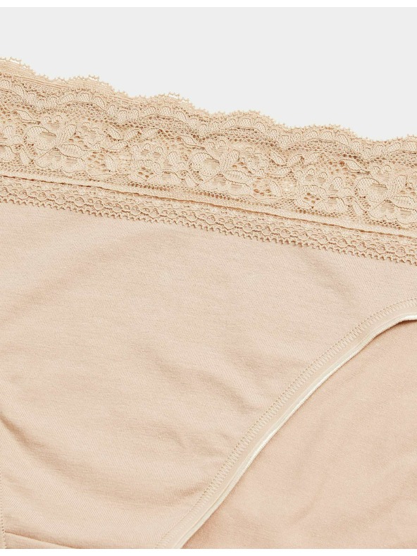 Marks & Spencer Marks & Spencer komplet petih ženskih hlačk v bež barvi