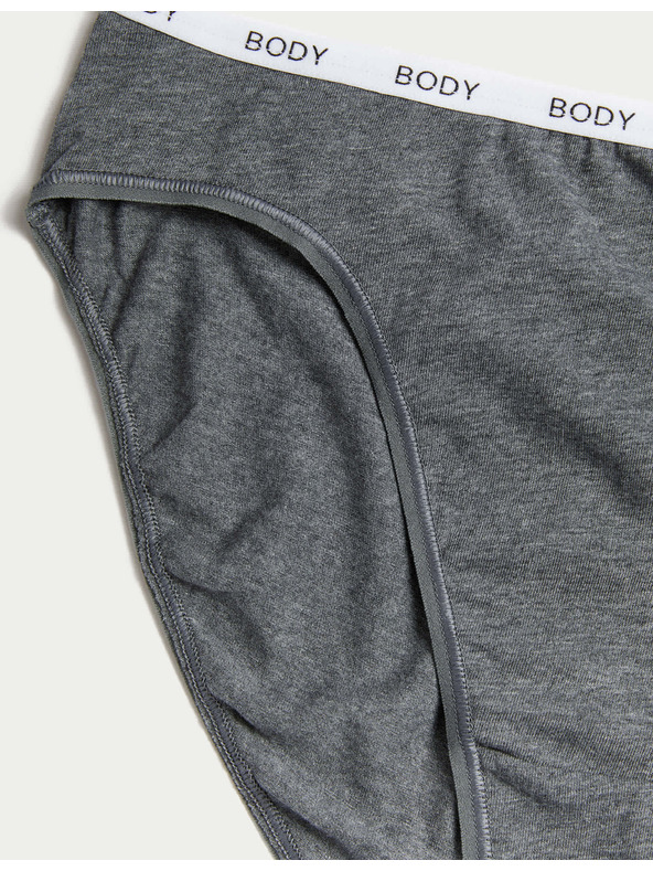 Marks & Spencer Komplet štirih ženskih hlačk v sivi, beli in črni barvi Marks & Spencer