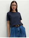 Marks & Spencer Marks & Spencer Temno modra ženska bombažna majica