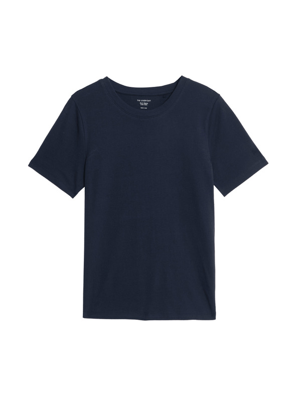 Marks & Spencer Marks & Spencer Temno modra ženska bombažna majica