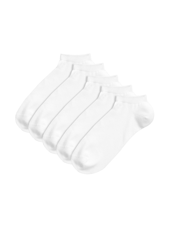 Marks & Spencer 5 parov športnih nogavic s tehnologijo Cool & Fresh™ Marks & Spencer bele barve