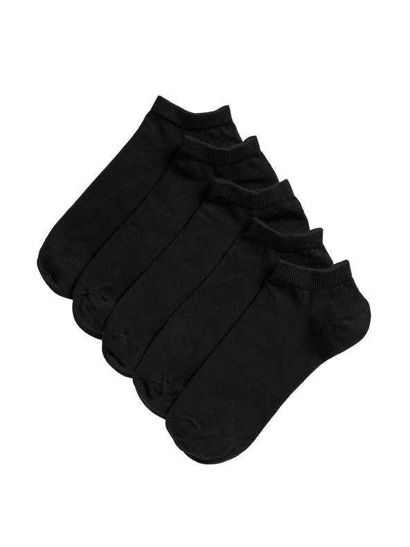 Marks & Spencer 5 parov športnih nogavic s tehnologijo Cool & Fresh™ Marks & Spencer črne barve