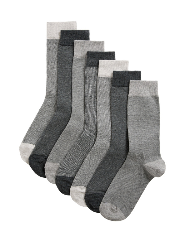 Marks & Spencer Komplet sedmih parov moških nogavic Cool & Fresh™ Marks & Spencer