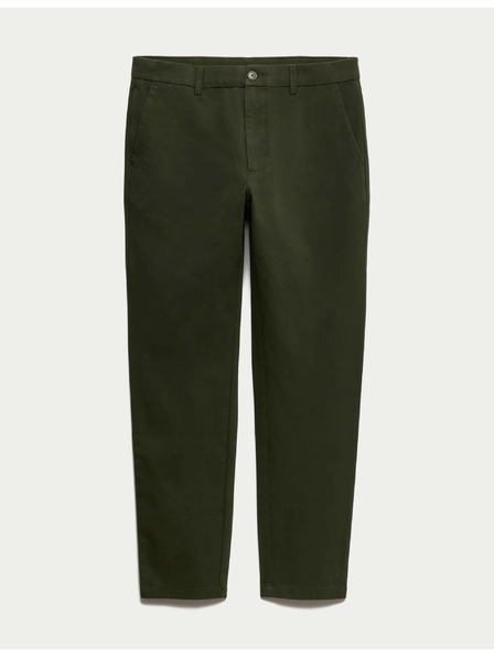 Marks & Spencer Ozke hlače chino Ultimate Marks & Spencer zelene