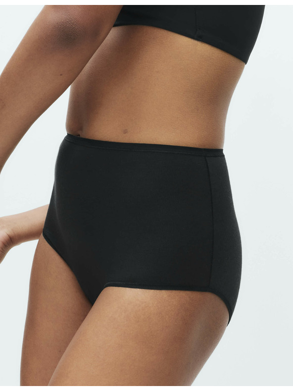 Marks & Spencer Spodnjice s pasom iz bombaža in modala, brez vidnih robov, 5 kosov v paketu Marks & Spencer črna