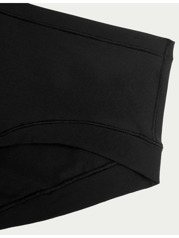 Marks & Spencer Modalne kratke hlače z nizkim pasom in tehnologijo Flexifit™, 3 kosi Marks & Spencer črna