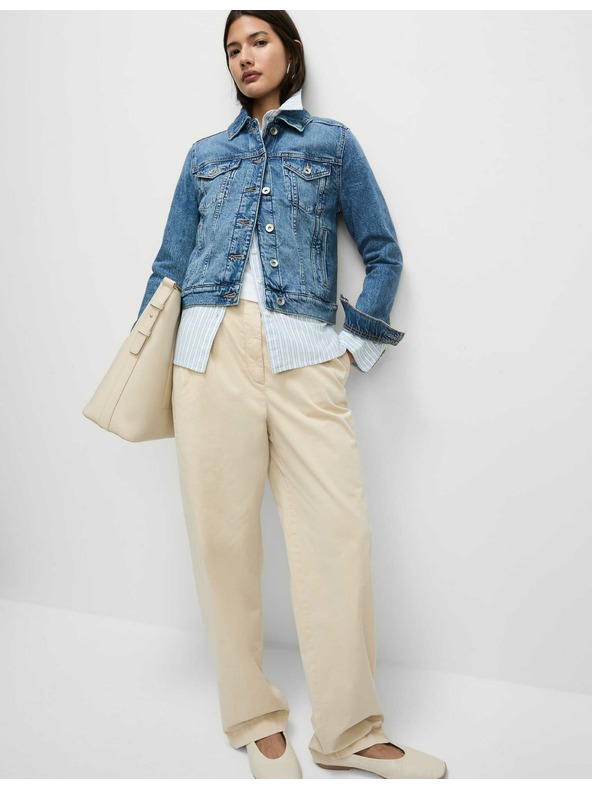 Marks & Spencer Džins jakna z raztegljivim vzorcem Marks & Spencer mornarsko modra