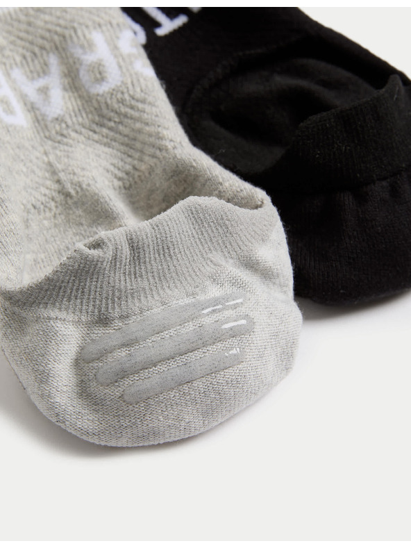 Marks & Spencer 3 ks neviditeľných vložiek do tenisoK Trainer Liners™ zo zmesi bavlny Supima® Marks & Spencer viacfarebná