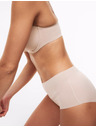 Marks & Spencer Kratke hlačke brez vidnih robov z visokim pasom, 3 kosi v paketu Marks & Spencer bež