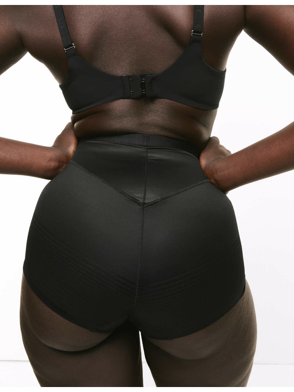 Marks & Spencer Vysoko spevňujúce bezšvové nohavičky do pása Body Define™ Marks & Spencer čierna