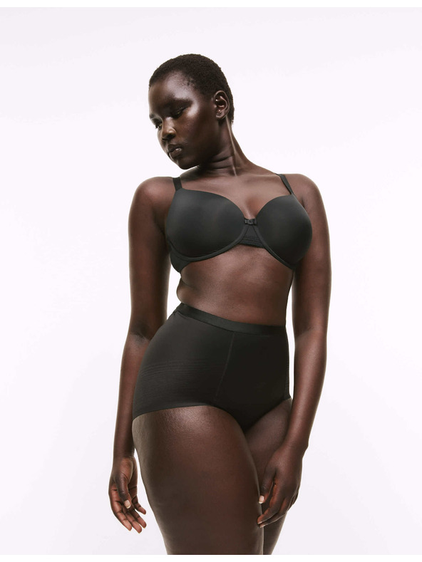 Marks & Spencer Vysoko spevňujúce bezšvové nohavičky do pása Body Define™ Marks & Spencer čierna