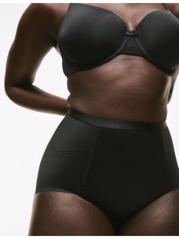 Marks & Spencer Vysoko spevňujúce bezšvové nohavičky do pása Body Define™ Marks & Spencer čierna