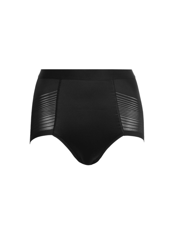 Marks & Spencer Vysoko spevňujúce bezšvové nohavičky do pása Body Define™ Marks & Spencer čierna