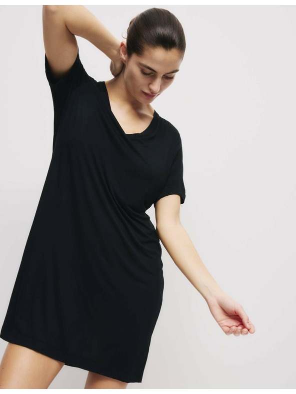 Marks & Spencer Nočna srajca s čipko Marks & Spencer črna