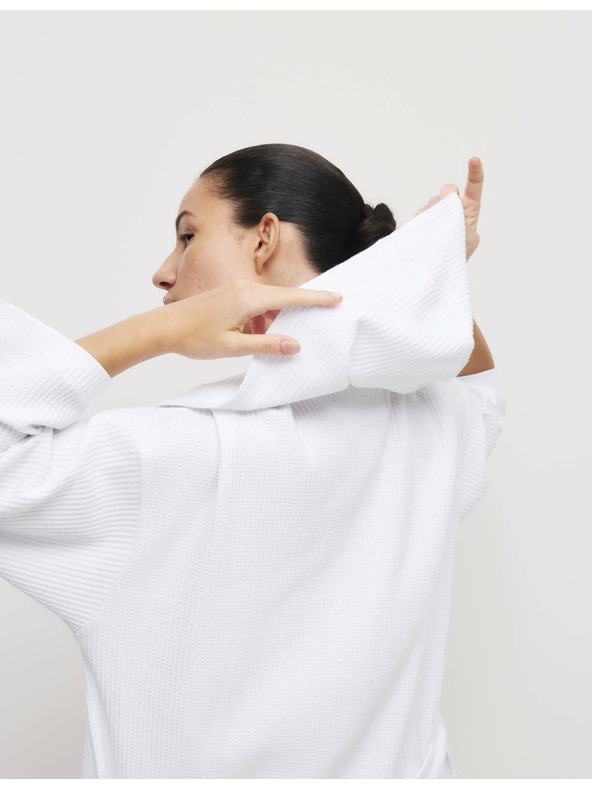 Marks & Spencer Udoben žerzej kopalni plašč z vaflastim vzorcem Marks & Spencer