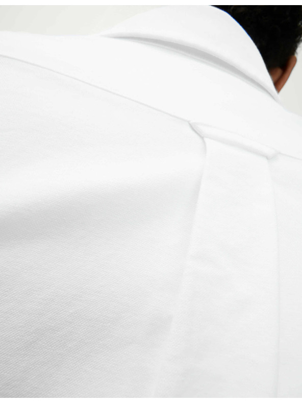 Marks & Spencer Košeľa Oxford užšieho strihu, z čistej bavlny Marks & Spencer biela