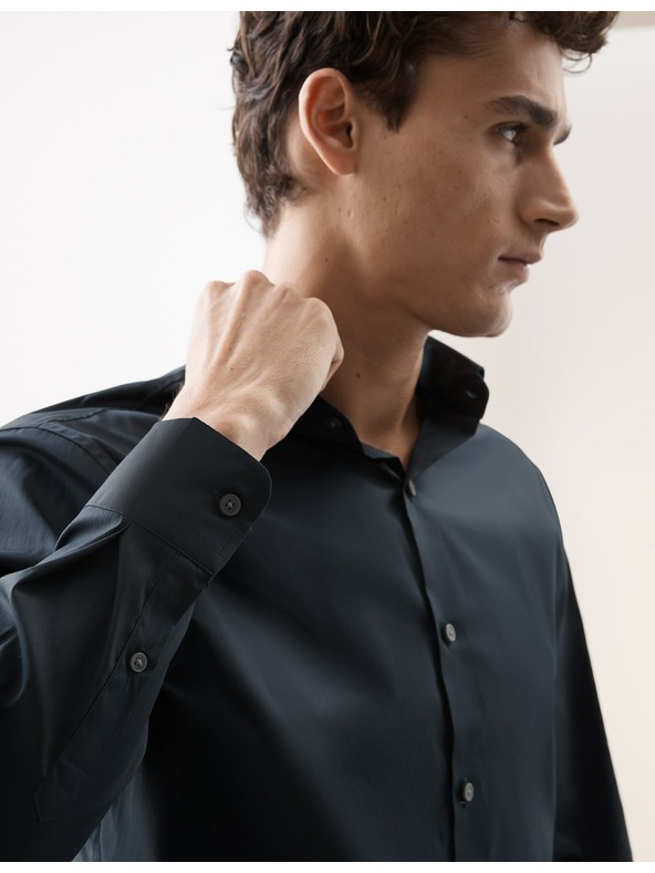 Marks & Spencer Srajca ozkega kroja Marks & Spencer mornarsko modra