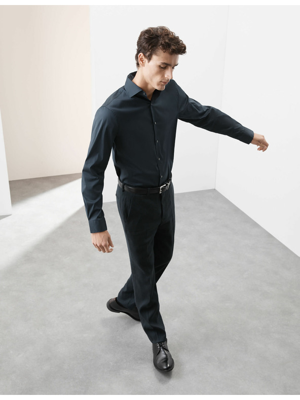 Marks & Spencer Srajca ozkega kroja Marks & Spencer mornarsko modra