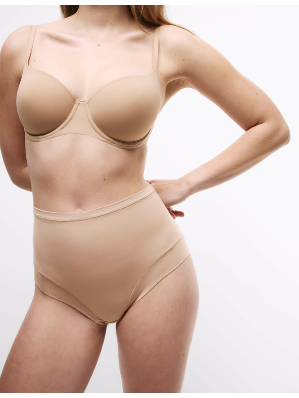 Marks & Spencer Nohavičky v páse, s technológiou Flexifit, 3 ks Marks & Spencer béžová