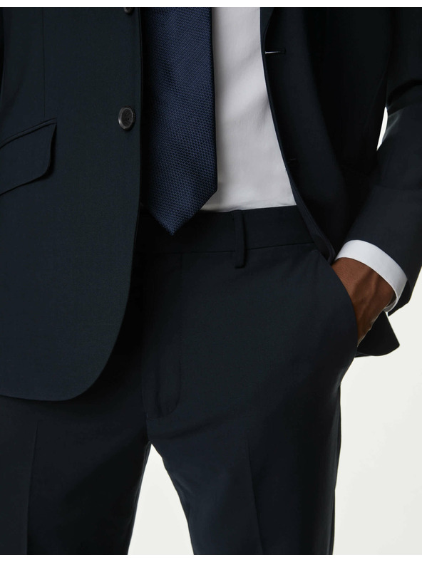 Marks & Spencer Rahlo zožene hlače iz mešanice volne Marks & Spencer