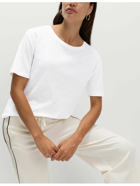 Marks & Spencer Marks & Spencer ohlapna srajca iz bombaža in modala bela