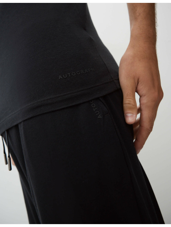 Marks & Spencer Majica brez rokavov iz bombaža Supima® in modala Marks & Spencer črna