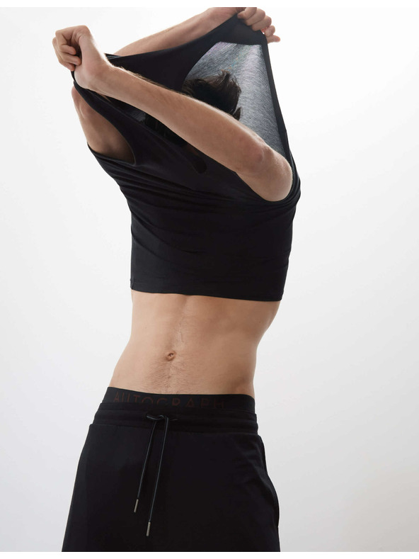 Marks & Spencer Majica brez rokavov iz bombaža Supima® in modala Marks & Spencer črna