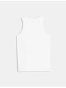 Marks & Spencer Majica brez rokavov iz bombaža Supima® in modala Marks & Spencer bela