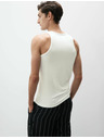Marks & Spencer Majica brez rokavov iz bombaža Supima® in modala Marks & Spencer bela