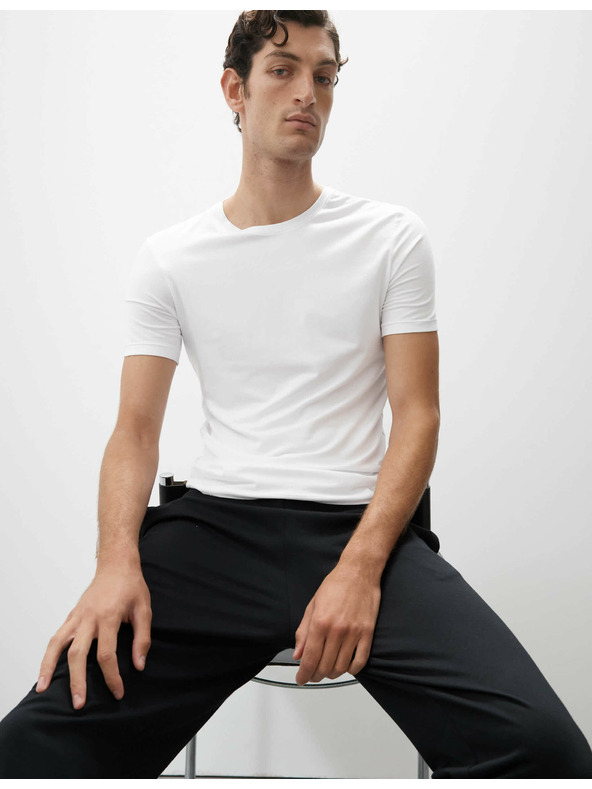 Marks & Spencer majica iz mešanice bombaža Supima® Marks & Spencer bela