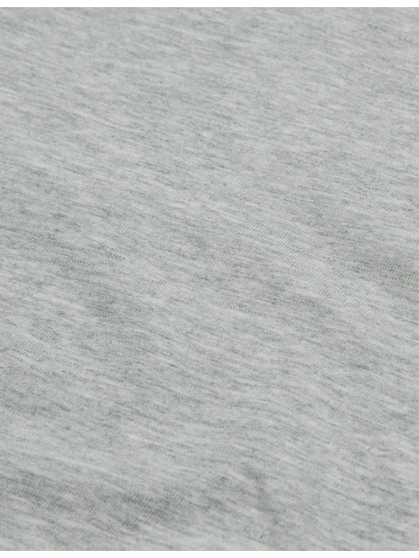 Marks & Spencer Majica z čipkastim robom in visokim deležem bombaža, 3 kosi Marks & Spencer mornarsko modra