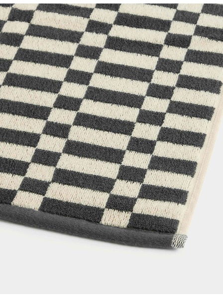 Marks & Spencer Brisača iz čiste bombaže z geometrijskim vzorcem kock Marks & Spencer siva