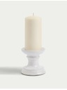 Marks & Spencer Keramični svečnik Marks & Spencer bela