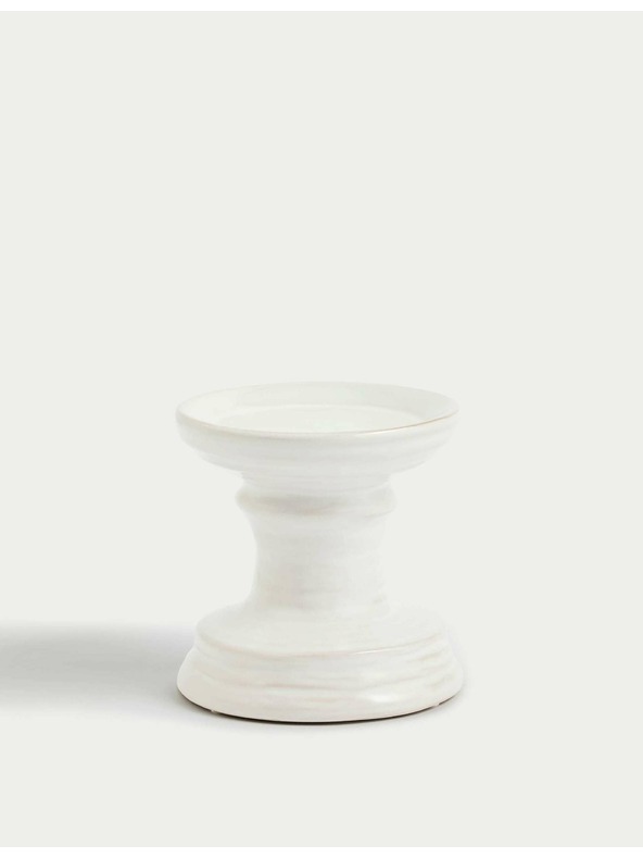 Marks & Spencer Keramični svečnik Marks & Spencer bela