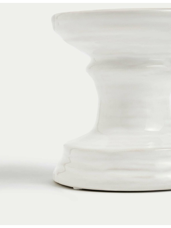 Marks & Spencer Keramični svečnik Marks & Spencer bela