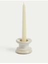 Marks & Spencer Keramično stojalo za svečo in čajno svečo Marks & Spencer bela
